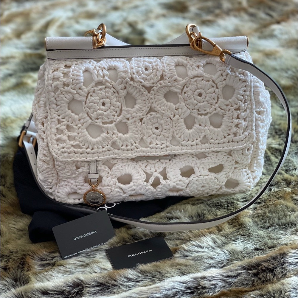 Dolce & Gabbana
Crocheted Sicily bag
